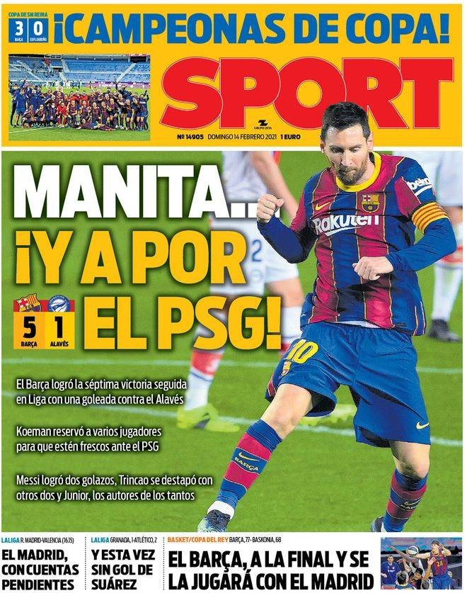 5：0！拉神梅开二度，巴萨狂轰9连胜，强势晋级决赛，静待皇马马竞